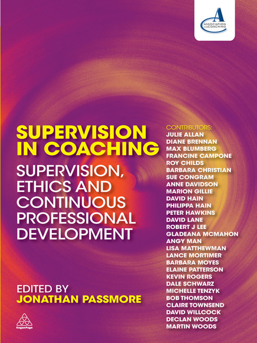Title details for Supervision in Coaching by Jonathan Passmore - Available